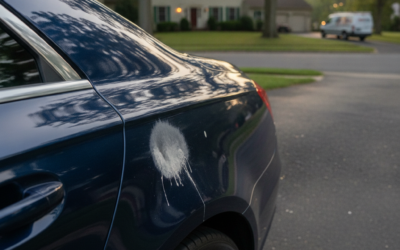 How Does Bird Dropping Damage Work on Car Paint in Winslow Township and What Should South Jersey Drivers Do to Remove It Safely?