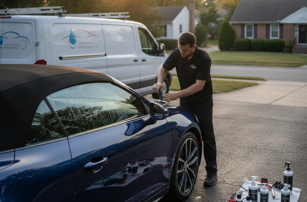 How Does Professional Ceramic Coating for Convertibles and Soft Top Vehicles Work and What Should Car Owners in Voorhees Know Before Booking?
