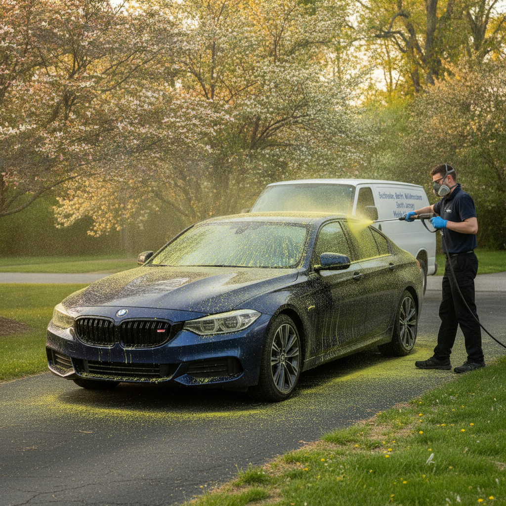 does-pollen-season-damage-car-paint-deptford-south-jersey