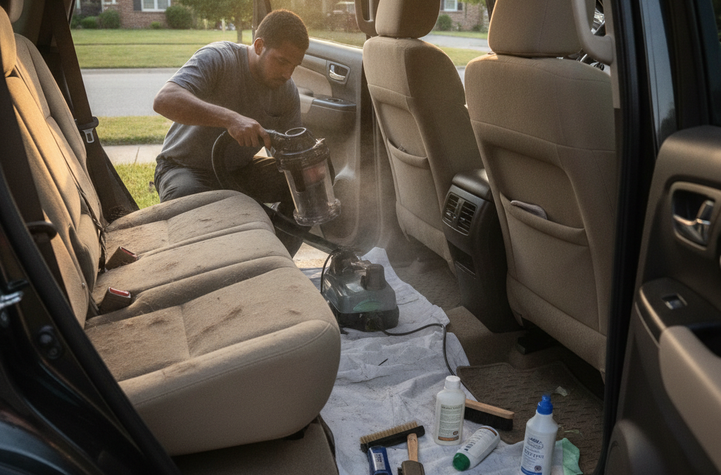 How Does Interior Detailing Remove Pet Hair and Odors From Your Car in Blackwood and What Should South Jersey Pet Owners Expect?