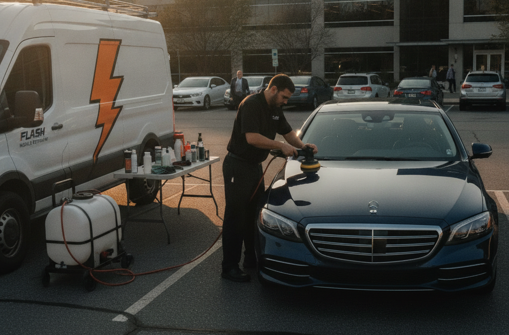 Can You Get Your Car Detailed in a Parking Lot or Driveway in Cherry Hill and How Does Mobile Detailing Actually Work?