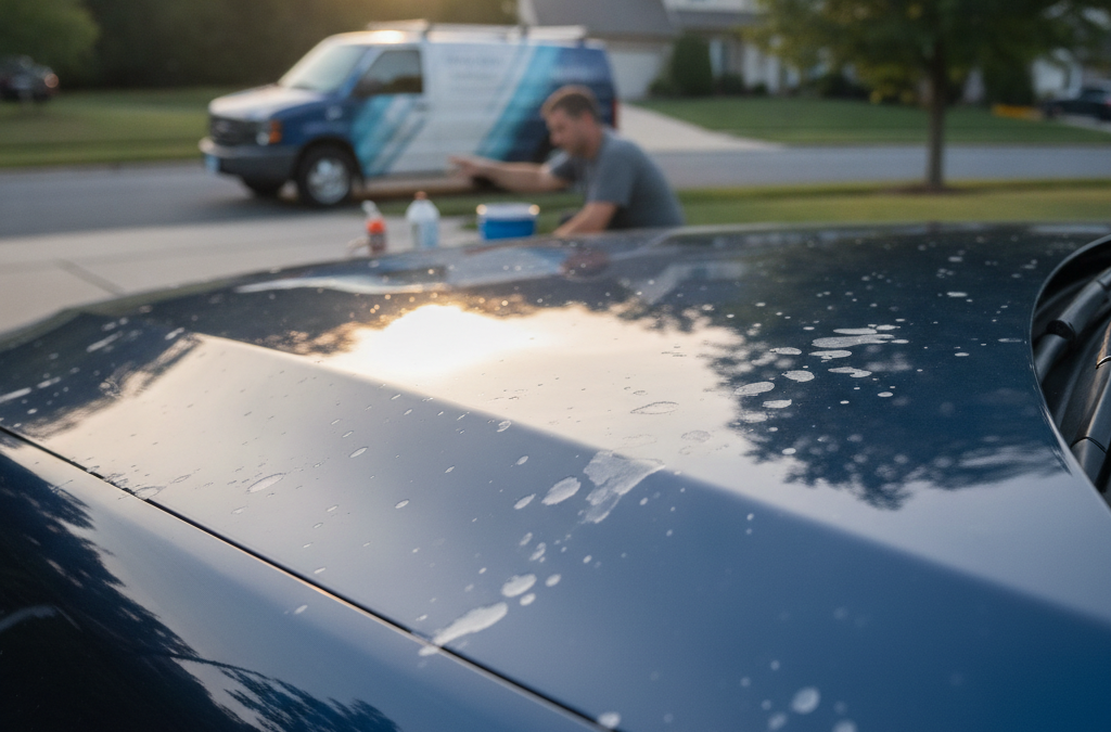 How Does Water Spot Etching Damage Your Car’s Clear Coat in Glassboro and What Can South Jersey Drivers Do to Fix It?